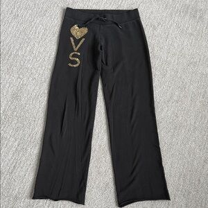 Victoria's Secret Supermodel Essentials Black Lounge Pants